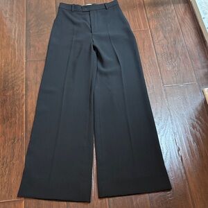 Zara Elegant Black Wide-Leg Pants